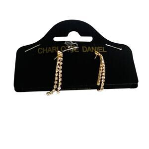 Charlotte Daniel Crystal Dangle Earrings